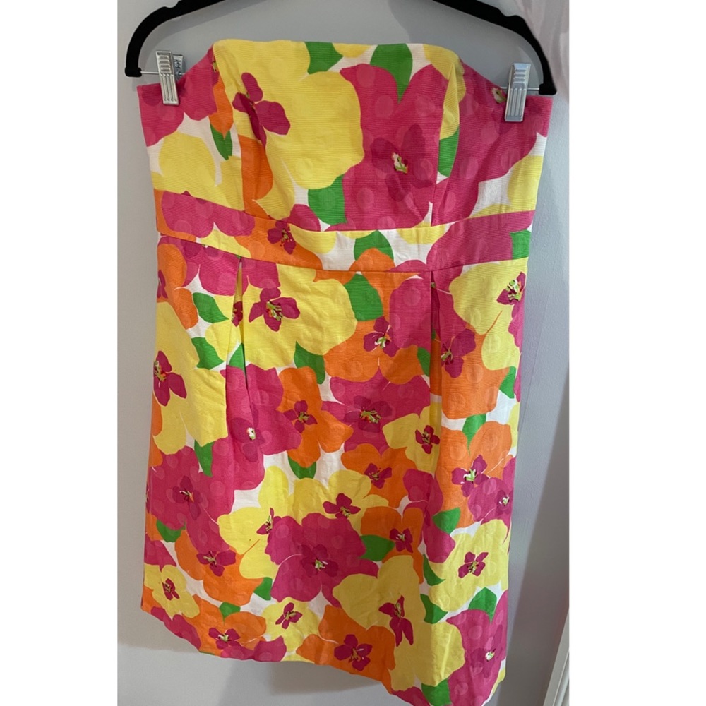 EUC Strapless Lilly Pulitzer Dress